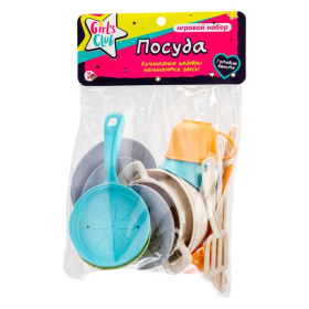 Набор Girl's Club "Посуда", 17 предметов, органические материалы