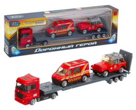 Машинка (металл.) "BeBoy", подвижные элементы,1:87