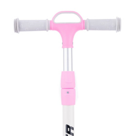 Самокат трехколесный Slider, светящиеся колёса и платформа, руль складной