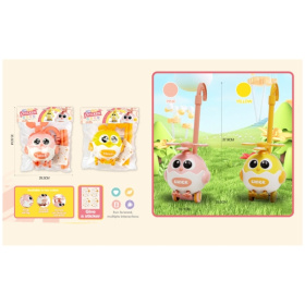 Каталка "Цыплёнок" на палочке (длина 37,9 см), 2 цвета в ассортименте