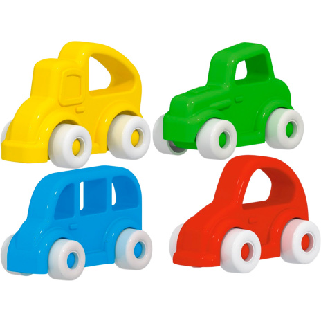 Машинка с погремушкой в сетке