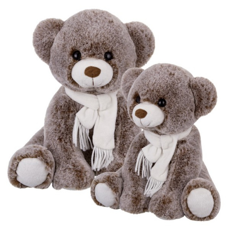 Мягкая Игрушка RELANA, Мишка в шарфике, 23 см Мягкая Игрушка RELANA, Мишка в шарфике, 23 см