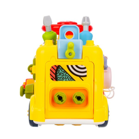 Набор развивающий Elefantino "Юный механик", в комплекте: гаечный ключ, отвертка, съемный двигатель