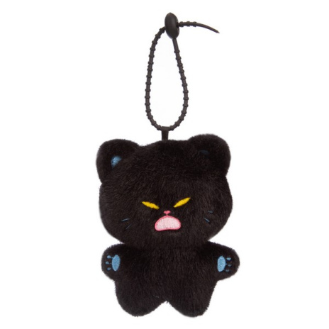 Котик черный, 12 см