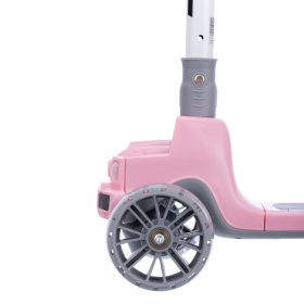 Самокат трехколесный Slider, колеса светящиеся, руль складной