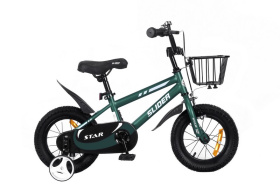 Велосипед двухколесный  "Slider Star 12" с дополнительными колесами