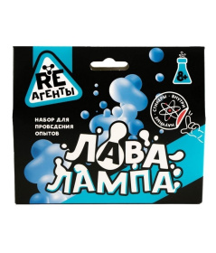 Научно-познавательный набор "Лава-лампа", синий