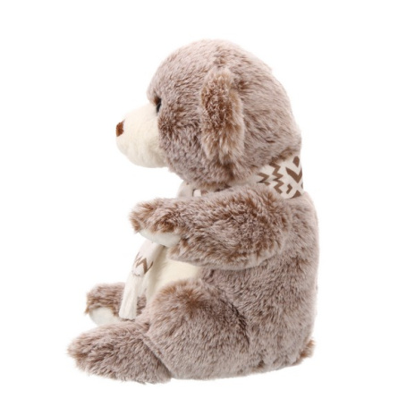 Мишка в шарфике, 23 см