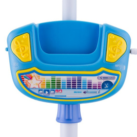 Микрофон "Girl's Club", размер 25*95 см, световые и звуковые эффекты, подключается к телефону