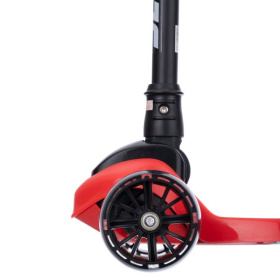 Самокат трехколесный Slider, колеса светящиеся, руль складной