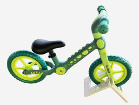 Беговел Slider, колеса EVA 12 дюймов, цвет: зеленый