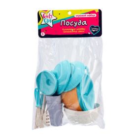 Набор Girl's Club "Посуда", более 15 предметов, органические материалы