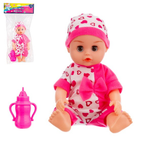 Пупс 25 см Girl's Club "Любимый малыш" с аксессуарами, пьет и писает