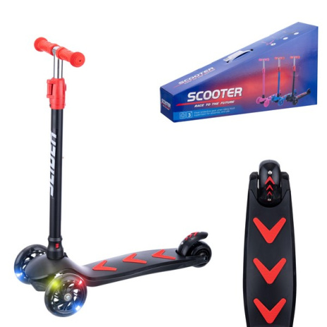 Самокат трехколесный Slider, колеса со светом Самокат трехколесный Slider, колеса со светом