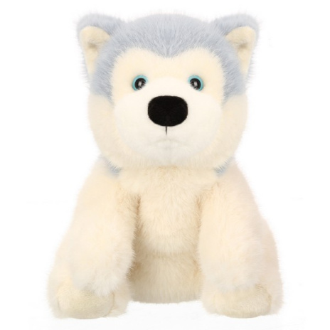 Собака бело-голубая, 25 см