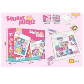 Пазл пластиковый, 12 элементов Пазл пластиковый, 12 элементов