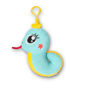 Игрушка "Мякиши" мягконабивная (змейка "Изумрудная принцесса" на подвеске)