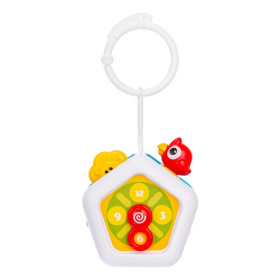 Центр игровой развивающий Elefantino 6в1, подвижные детали, часы-трещотка