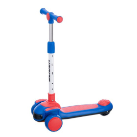 Самокат трехколесный Slider, колеса светящиеся, руль складной