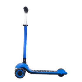 Самокат трехколесный Slider, светящиеся полиуретановые колёса и платформа, руль складной