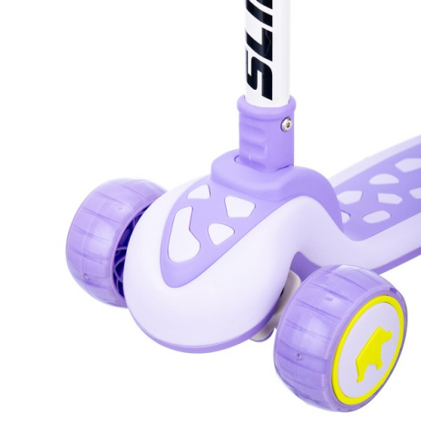 Самокат трехколесный Slider, колеса светящиеся, руль складной Самокат трехколесный Slider, колеса светящиеся, руль складной