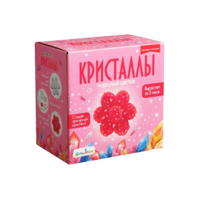 Набор для экспериментов фигурный кристалл "Цветок красный"
