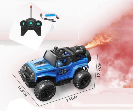 Машинка " BeBoy" на пульте радиоуправления с паром