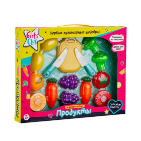 Набор "Продукты Girl's club" на липучках