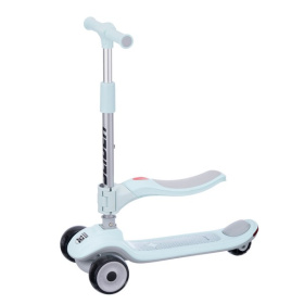 Самокат трехколесный Slider, колеса светящиеся, руль складной Самокат трехколесный Slider, колеса светящиеся, руль складной