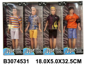 Кукла, ручки и ножки шарнирные, 4 вида в ассортименте