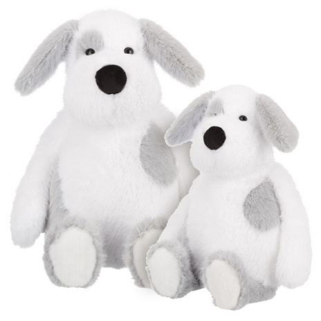 Собака бело-серая, 22 см Собака бело-серая, 22 см