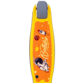 Самокат трехколесный Slider, колеса светящиеся, руль складной