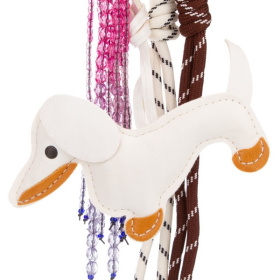 Собака такса с подвесами, ассортимент цветов, 9 см