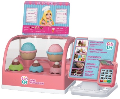 Игровой набор "Кафе-мороженое" "Girl's club"