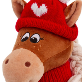 Игрушка мягконабивная ТМ "Relana" Лошадка в шапочке и свитере Тиффани, 25 см