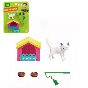 Игрушка Zooland "Мой любимец" котик с аксессуарами