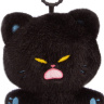 Котик черный, 12 см