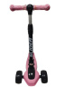Самокат трехколесный Slider, колеса светящиеся, руль складной