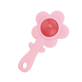 Погремушка "Цветочек" Elefantino, мягкий звук, разные текстуры, удобный размер