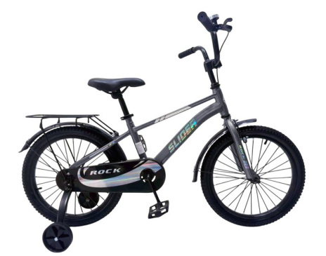 Велосипед двухколесный  Slider Race 18" с дополнительными колесами