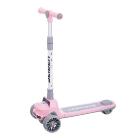 Самокат трехколесный Slider, колеса светящиеся, руль складной