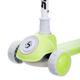 Самокат трехколесный Slider, колеса светящиеся, руль складной