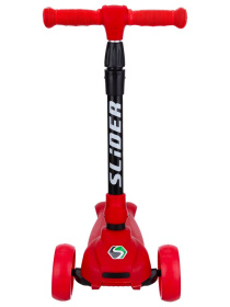 Самокат трехколесный со светящимися колесами