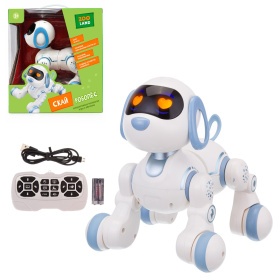 Игрушка Zooland "Робопёс" на пульте р/у, 2.4GHz, знает 40 фраз, световые и звуковые эффекты