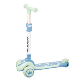 Самокат трехколесный Slider, колеса светящиеся, руль складной Самокат трехколесный Slider, колеса светящиеся, руль складной