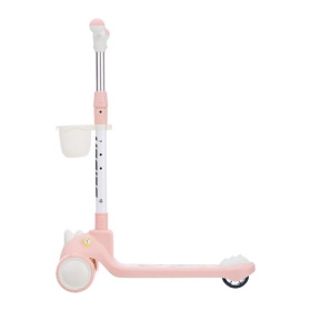 Самокат трехколесный Slider, колеса светящиеся, руль складной