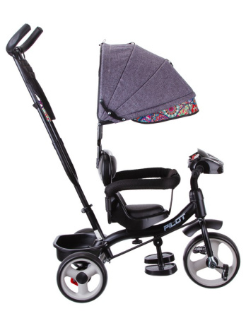 Велосипед трехколесный Pilot с ручкой управления