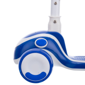 Самокат трехколесный Slider, колеса светящиеся, руль складной