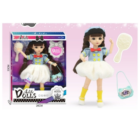 Кукла 30 см с аксессуарами, ручки и ножки шарнирные