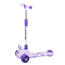 Самокат трехколесный Slider, колеса светящиеся, руль складной